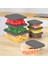 7'li Dikdörtgen Erzak Saklama Kabı Seti - Mikrodalgaya Uygun Düzenleyici Organizer Erzak Kabı Gri 1