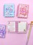 Candy Sevimli Kız Cırtlı Cep Boy Mini Not Defteri (7x8 Cm) - Mor 4