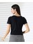 Kol Yaka El Işi Çoban Dikiş Detaylı Kadın Bluz T-Shirt 4