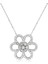 Gümüş Papatya Bayan Kolye 1