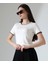 Kol Yaka El Işi Çoban Dikiş Detaylı Kadın Bluz T-Shirt 4
