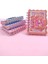 Candy Sevimli Kız Cırtlı Cep Boy Mini Not Defteri (7x8 Cm) - Nude (Pudra) 1