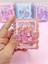 Candy Sevimli Kız Cırtlı Cep Boy Mini Not Defteri (7x8 Cm) - Nude (Pudra) 2
