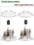 Çok Amaçlı Pratik Modern Tasarımlı Şeffaf Pleksi Pasta Dilim Banyo Rafı (2 Adet) 3