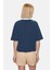 Polly Yeşil Polo Yaka Sargı Nakışlı Loose Fit Kadın Tshirt 5