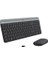 MK470 Kablosuz Ince Ingilizce Q Klavye + Mouse Seti Siyah 3