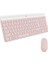 MK470 Kablosuz Ingilizce Rose Gold Klavye Mouse Seti 1