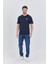 Basic Erkek T-Shirt Lacivert Kısa Kollu Erkek Tişort 2
