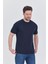 Basic Erkek T-Shirt Lacivert Kısa Kollu Erkek Tişort 4