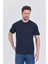 Basic Erkek T-Shirt Lacivert Kısa Kollu Erkek Tişort 5