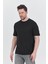 Basic Erkek T-Shirt Siyah Kısa Kollu Erkek Tişort 1