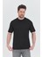 Basic Erkek T-Shirt Siyah Kısa Kollu Erkek Tişort 2