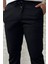 Erkek Bel Bağcıklı Fermuarlı Düz Paça Jogger Pantolon P-00015950 3