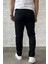 Erkek Bel Bağcıklı Fermuarlı Düz Paça Jogger Pantolon P-00015950 4