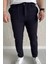 Bel Bağcıklı Fermuarlı Erkek Jogger Pantolon P-00015855 4