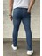 Erkek Likralı Fermuarlı Jean Kot Pantolon P-00015854 3