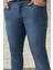 Erkek Likralı Fermuarlı Jean Kot Pantolon P-00015854 4