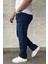 Erkek Likralı Fermuarlı Jean Kot Pantolon P-00015854 2