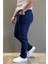 Erkek Fermuarlı Likralı Jean Kot Pantolon P-00015853 2