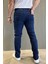 Erkek Fermuarlı Likralı Jean Kot Pantolon P-00015853 3