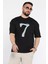 Kol Katlamalı Baskılı Erkek Tişört P-00015979 1