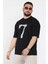 Kol Katlamalı Baskılı Erkek Tişört P-00015979 2
