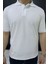 Polo Yaka Yarım Düğmeli Erkek Tişört P-00015850 4