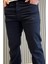 Erkek Fermuarlı Likralı Jean Kot Pantolon P-00015853 4