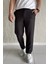 Erkek Duble Paça Bel Bağlamalı Kumaş Pantolon P-00015846 1