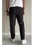 Erkek Duble Paça Bel Bağlamalı Kumaş Pantolon P-00015846 3