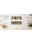 Pleksi Duvar Rafı Çok Kullanışlı Salon Mutfak Banyo Oda ( 2'li Paket / 50 cm x 10 cm ) 4