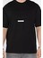 Erkek Yazı Baskılı Oversize Tişört P-00015996 4