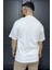 Erkek Yazı Baskılı Oversize Tişört P-00015996 4