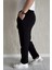 Erkek Kendinden Desenli Bel Bağlamalı Jogger Pantolon P-00015845 2