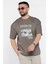 Baskılı Oversize Erkek Tişört P-00015837 1