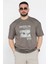 Baskılı Oversize Erkek Tişört P-00015837 2