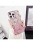Apple iPhone 14 Pro Pembe Simli Prizma Telefon Kılıfı 1
