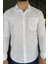 Tek Cepli Çıtçıtlı Erkek Uzun Kol Gömlek P-00015571 3