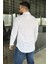 Tek Cepli Çıtçıtlı Erkek Uzun Kol Gömlek P-00015571 4