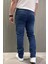 Erkek Likralı Düğmeli Jean Kot Pantolon P-00015581 3