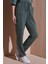 Relaxed Fit Normal Bel Düz Paça Pantolon Bayan Pantolon 25Y0550K1 5