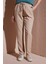 Comfort Fit Yüksek Bel Düz Paça Pantolon Bayan Pantolon 25Y0477K1 2