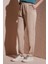 Comfort Fit Yüksek Bel Düz Paça Pantolon Bayan Pantolon 25Y0477K1 3