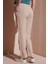 Comfort Fit Yüksek Bel Düz Paça Pantolon Bayan Pantolon 25Y0477K1 4