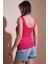 Streç Pamuklu Slim Fit Kare Yaka Kalın Askılı Atlet Bayan Atlet 25Y0266K1 5