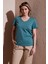 Pamuk Regular Fit V Yaka T Shirt Bayan T Shirt 25Y0478K1 2