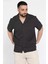 Apaş Yaka Kısa Kol Erkek Gömlek P-00015577 2