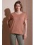Streç Regular Fit Yuvarlak Yaka Bluz Bayan Bluz 25Y0194K1 1