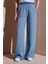 Wide Leg Yüksek Bel Geniş Paça Pantolon Bayan Pantolon 25Y0893K1 2
