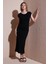 Pamuklu Slim Fit Yırtmaçlı Midi Boy Elbise Bayan Elbise 25Y0040K1 1